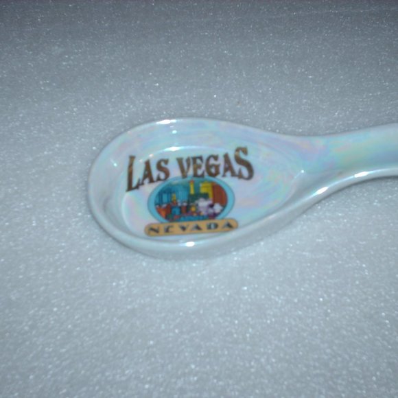 Las Vegas souvenir porcelain spoon rest - Picture 10 of 10